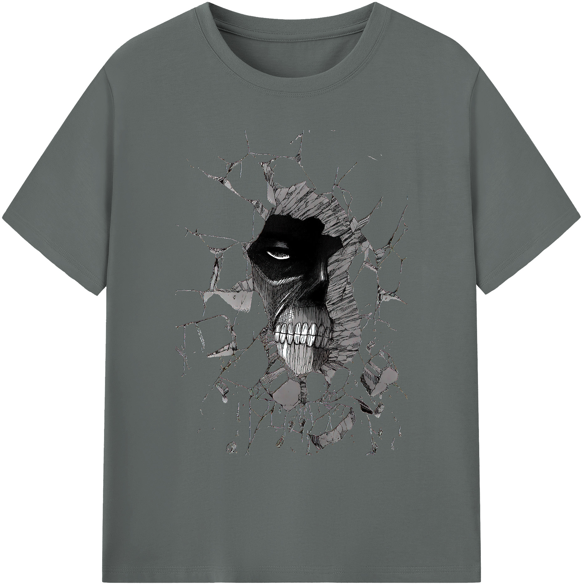 （画像用） 進撃の巨人 Attack on Titan 綿100％ メンズ半袖Tシャツ｜肌触りやわらか＆通気性